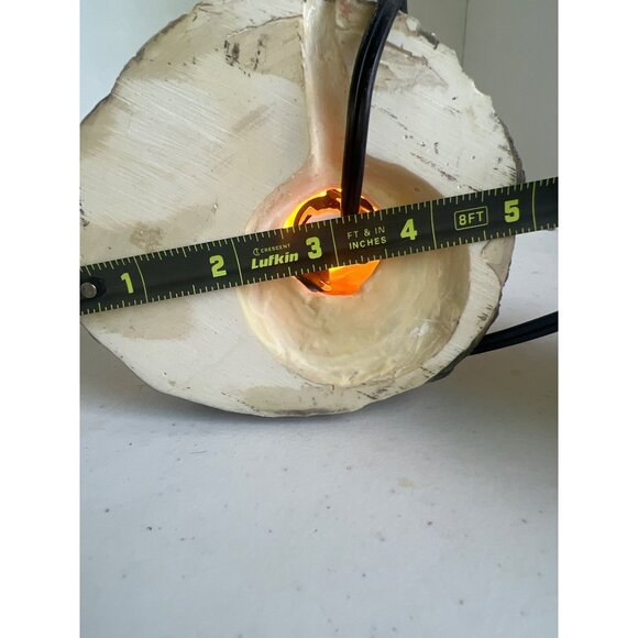 Ceramic Lighthouse Night Light or Luminary  Hand-Painted Nautical Coastal Beach - Picture 7 of 10